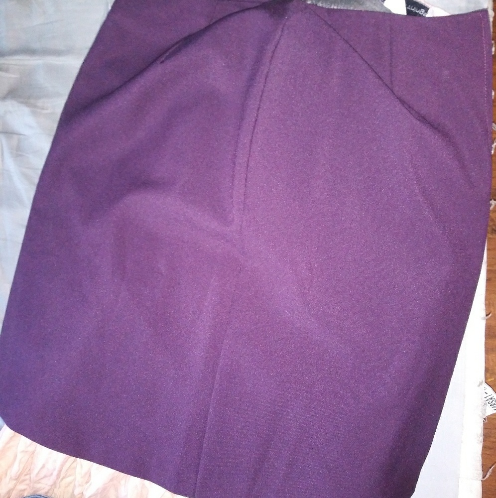 Professional business skirt purple